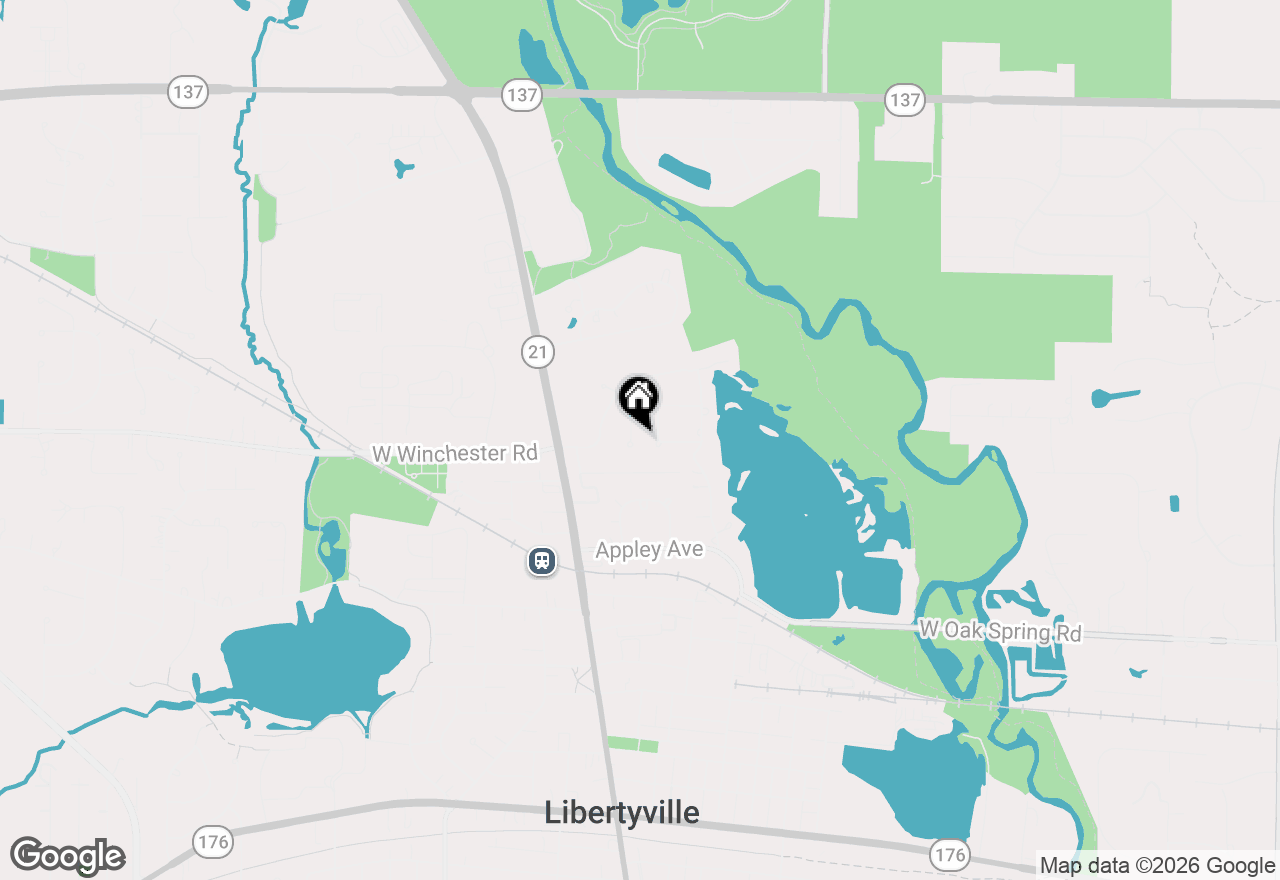 Map of 1204 Parliament Court, Libertyville, IL 60048
