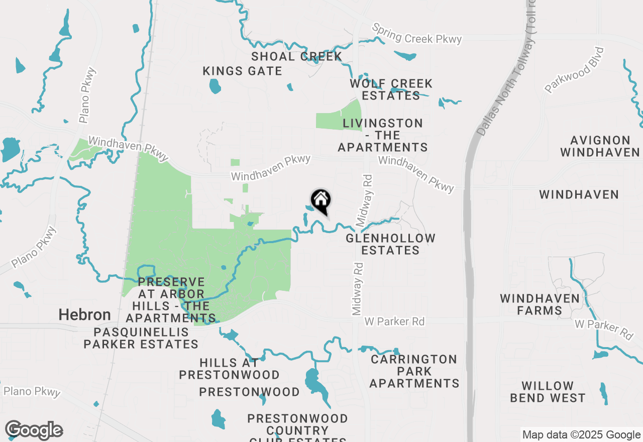 Map of 5805 Red Wolf Lane, Plano, TX 75093