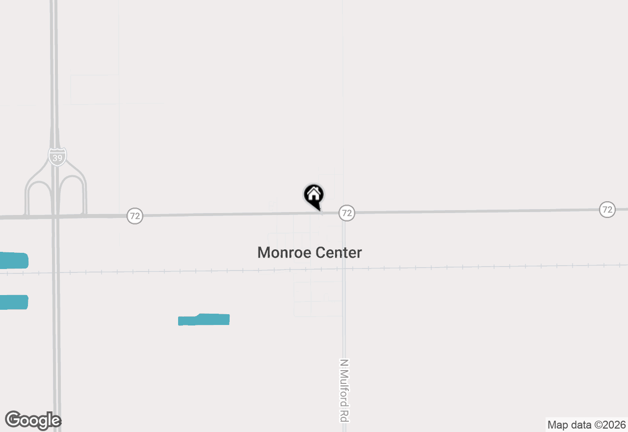 Map of 101 Pacific Street, Monroe Center, IL 61052