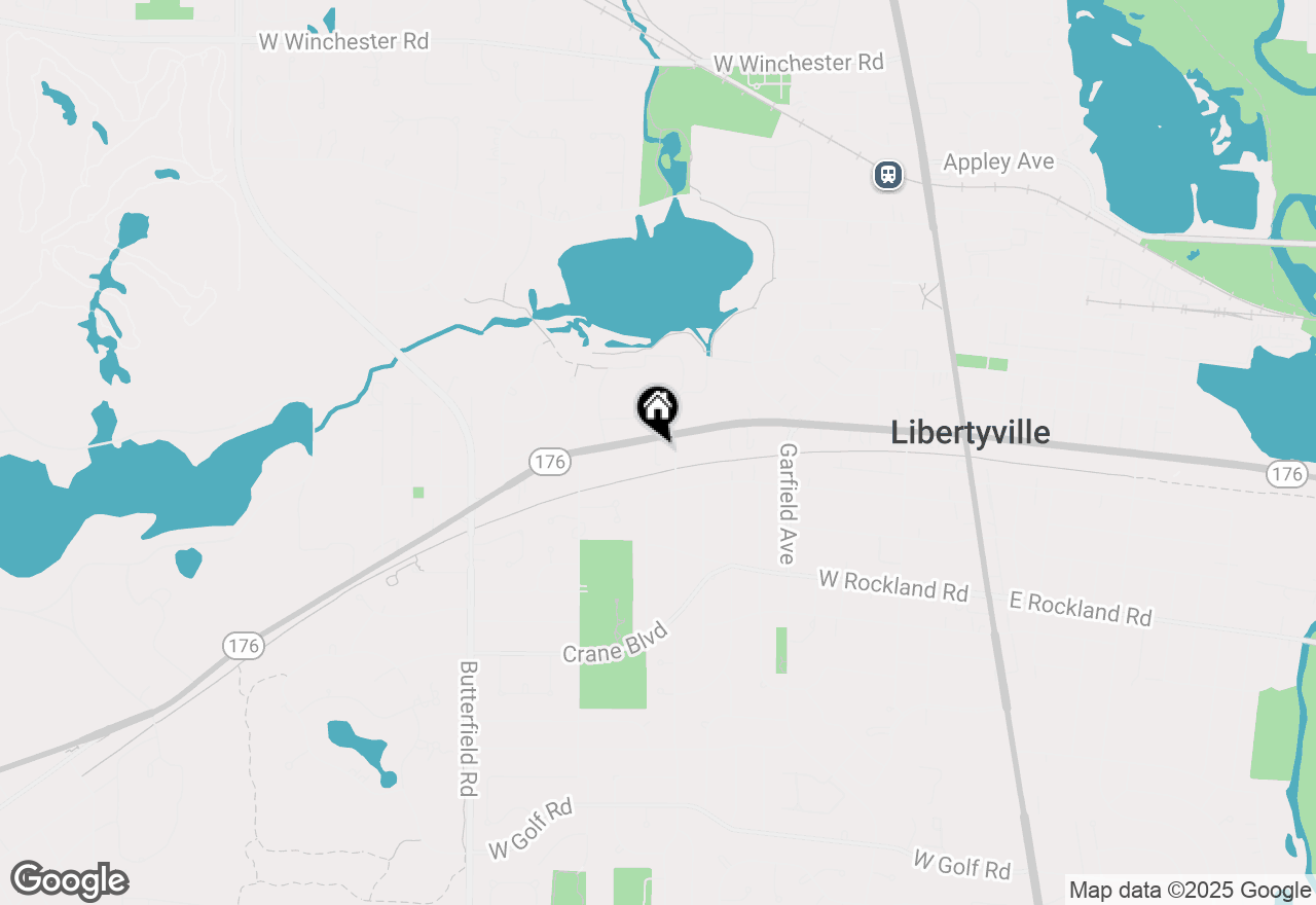 Map of 709 W Park Avenue #107, Libertyville, IL 60048