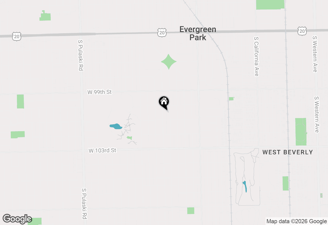 Map of 10029 S Trumbull Avenue, Evergreen Park, IL 60805