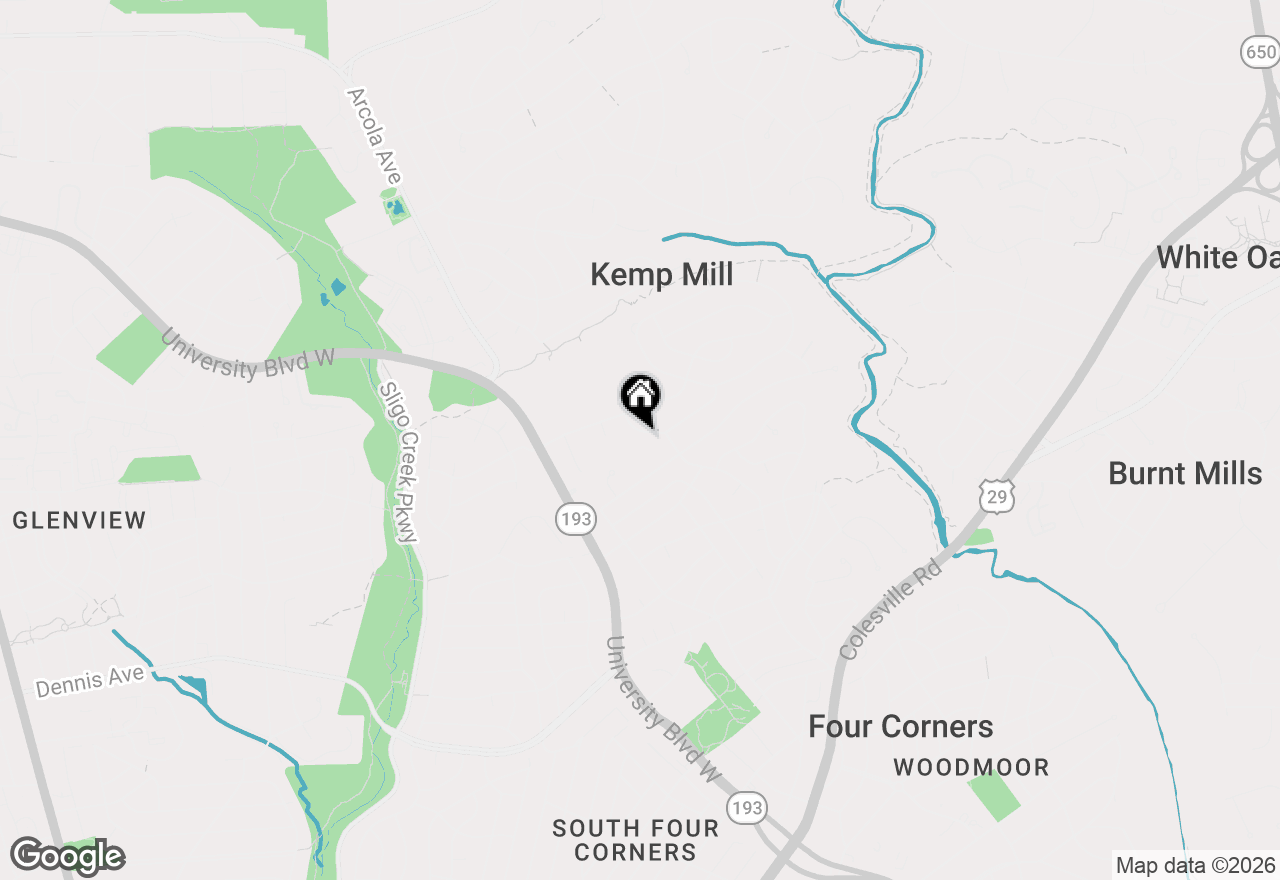 Map of 1110 Chiswell Lane, Silver Spring, MD 20901