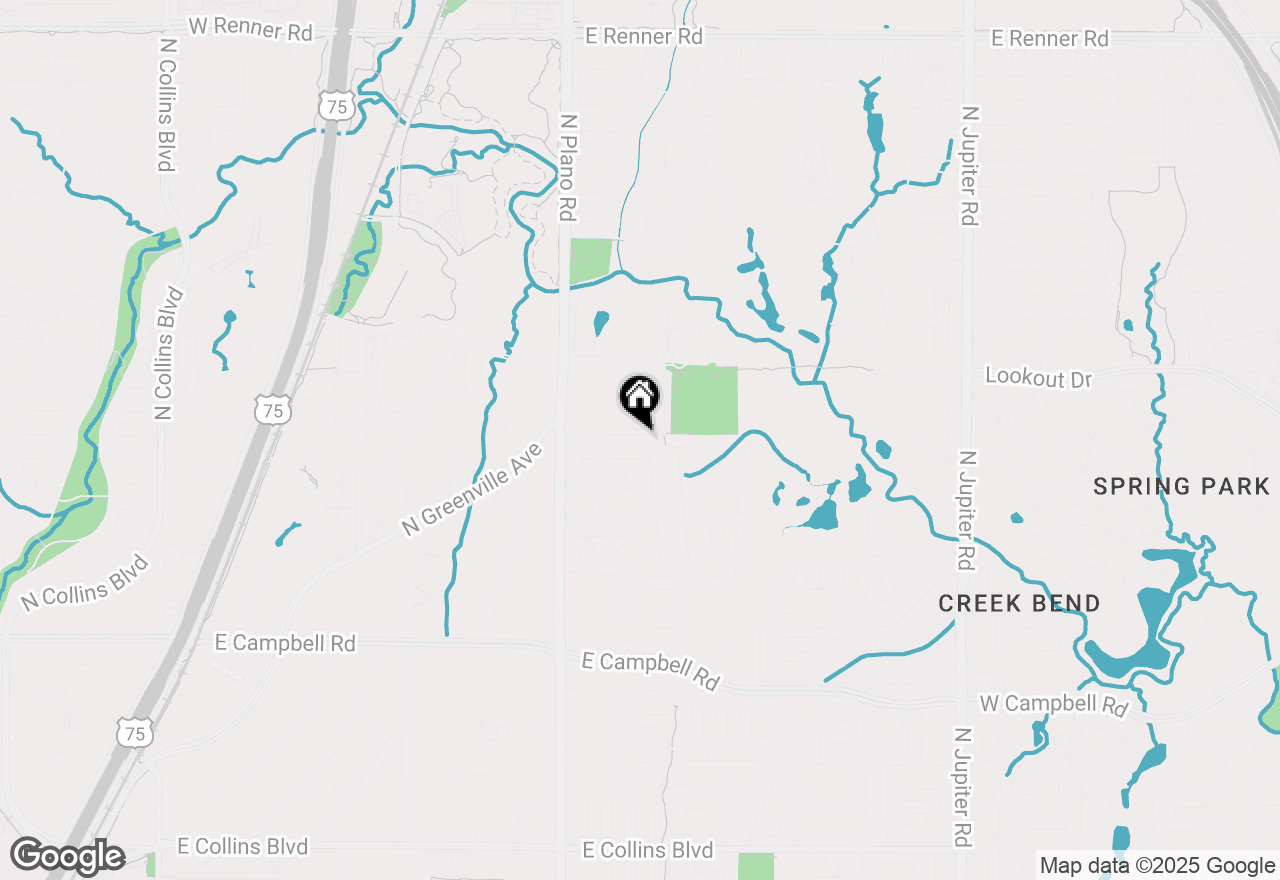 Map of 1509 Woodoak Drive, Richardson, TX 75082