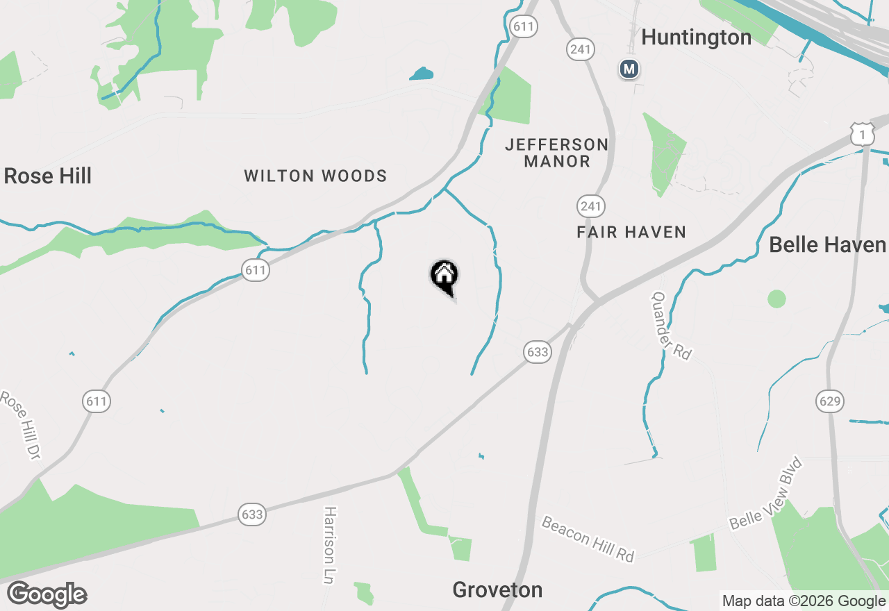 Map of 6208 Gentle Lane, Alexandria, VA 22310