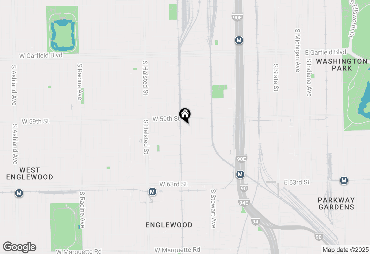 Map of 5928 S Parnell Avenue, Chicago, IL 60621