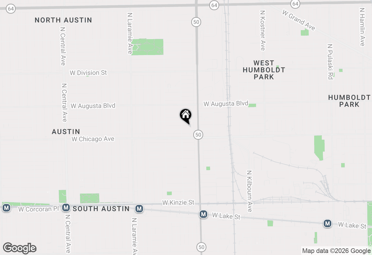 Map of 4844 W Rice Street, Chicago, IL 60651