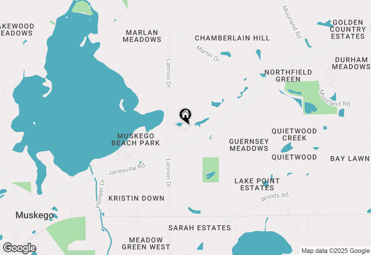 Map of W170S7381 Parkland Dr, Muskego, WI 53150