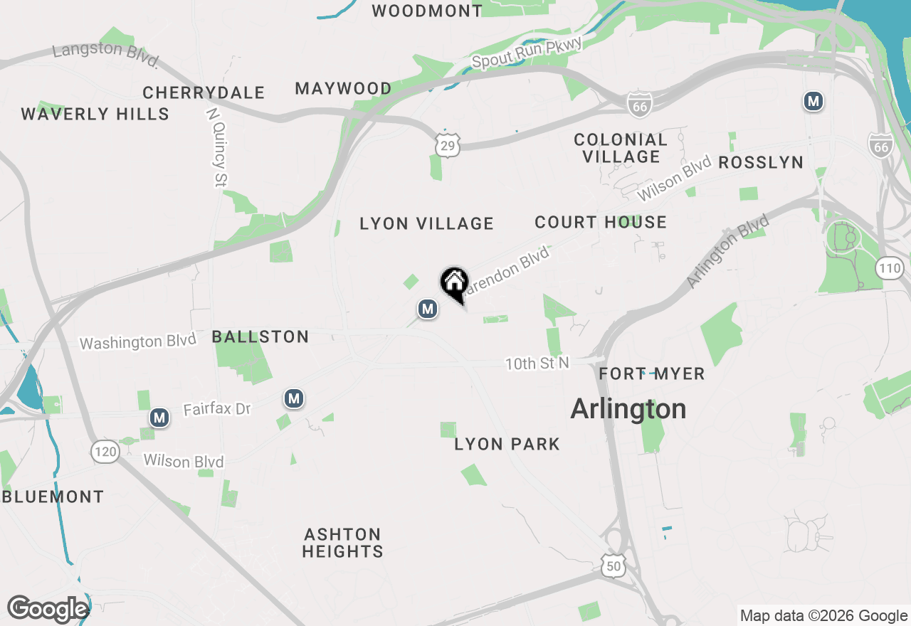 Map of 1205 N Garfield Street #908, Arlington, VA 22201