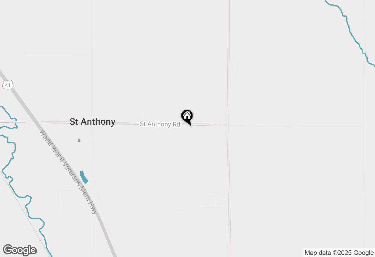 Map of 5809 St Anthony Rd, West Bend, WI 53090