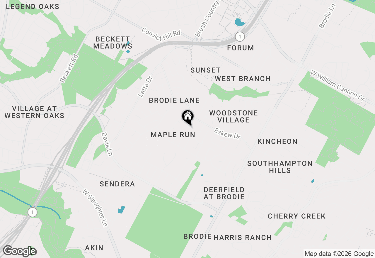 Map of 8202 Cache Dr, Austin, TX 78749
