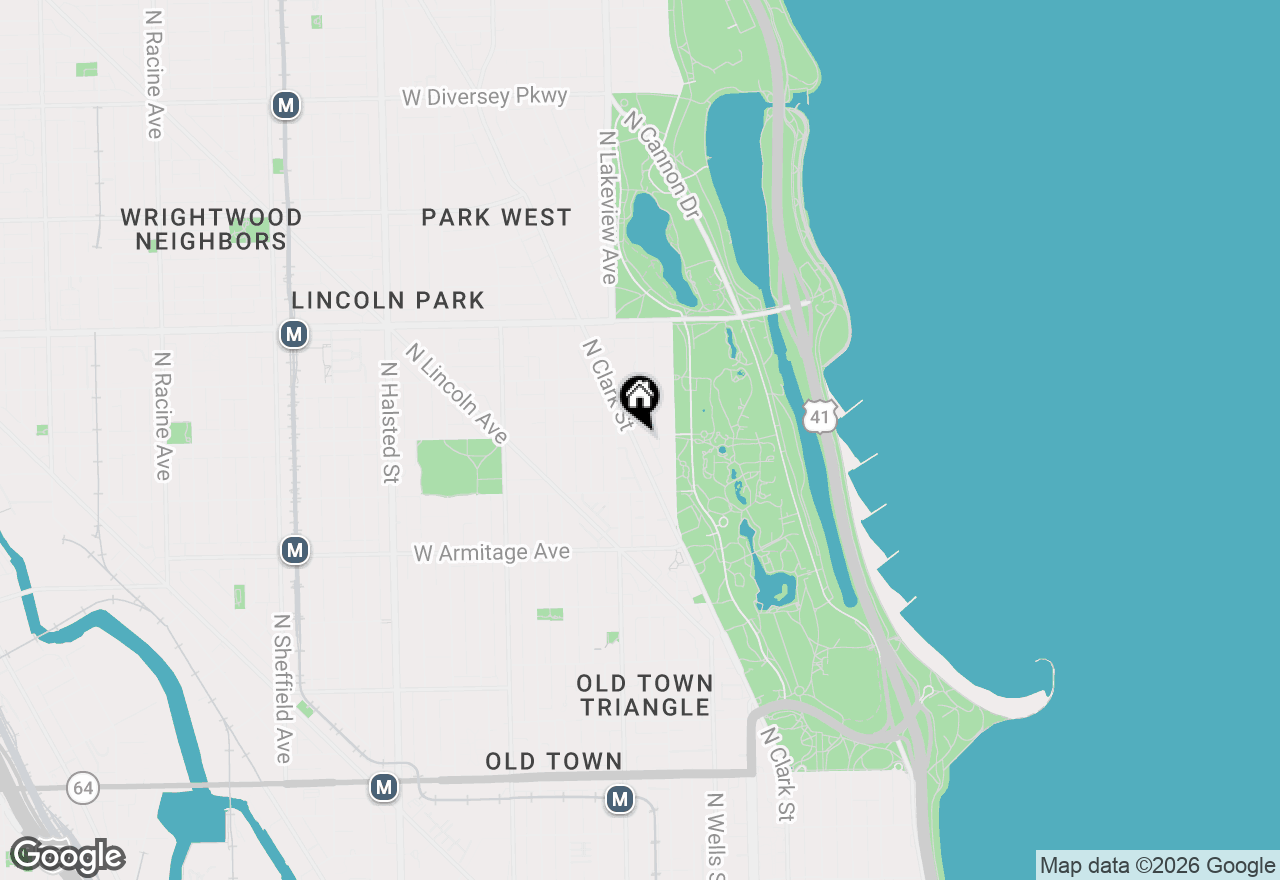 Map of 339 W Webster Avenue #1A, Chicago, IL 60614