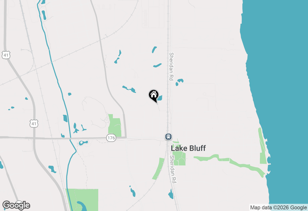 Map of 30 Brierfield Court, Lake Bluff, IL 60044