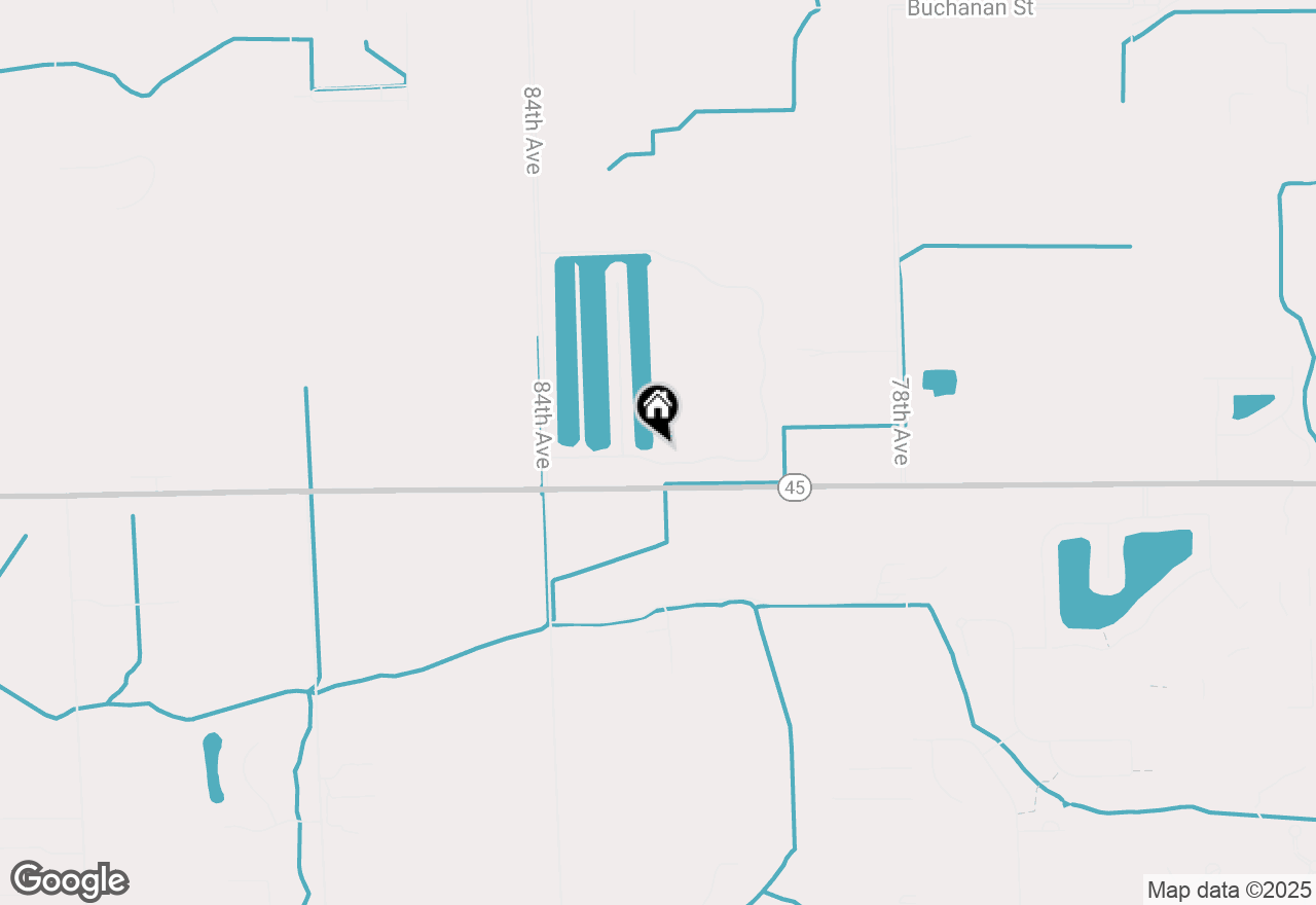 Map of 8213 Placid Waters Drive, Allendale, MI 49401
