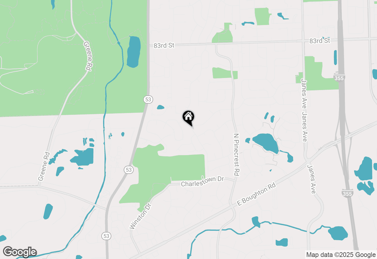 Map of 725 N Ashbury Avenue, Bolingbrook, IL 60440