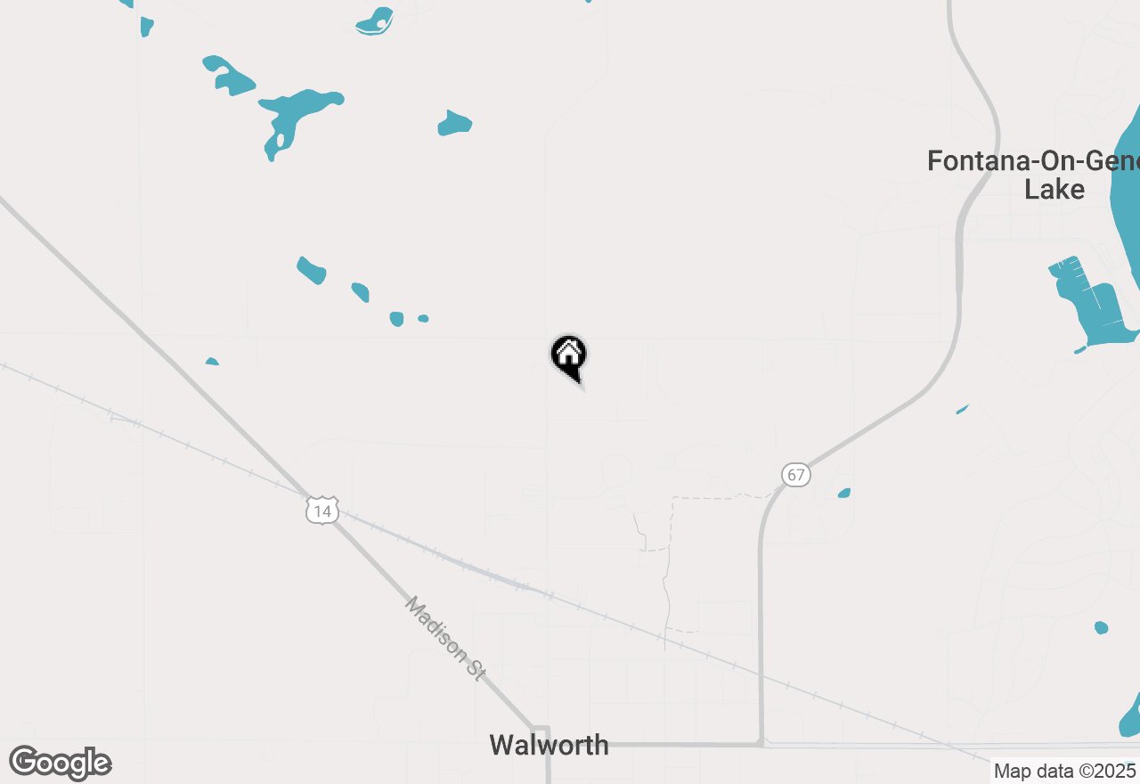 Map of N1438 Town Hall Rd, Walworth, WI 53184