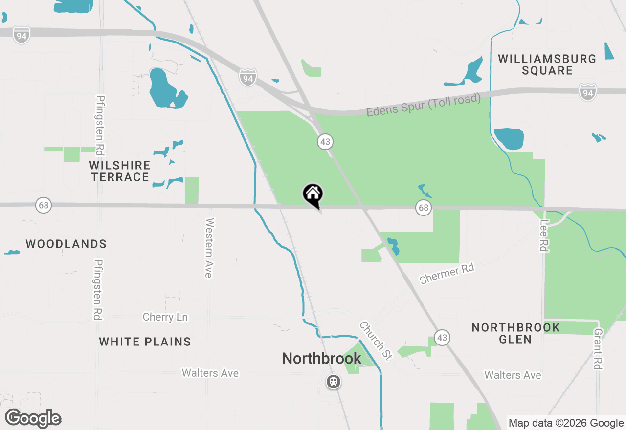 Map of (Address confidential), Northbrook, Illinois 60062