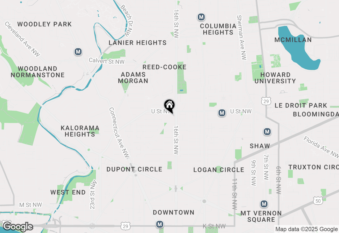 Map of 1926 New Hampshire Avenue Nw #12, Washington, DC 20009
