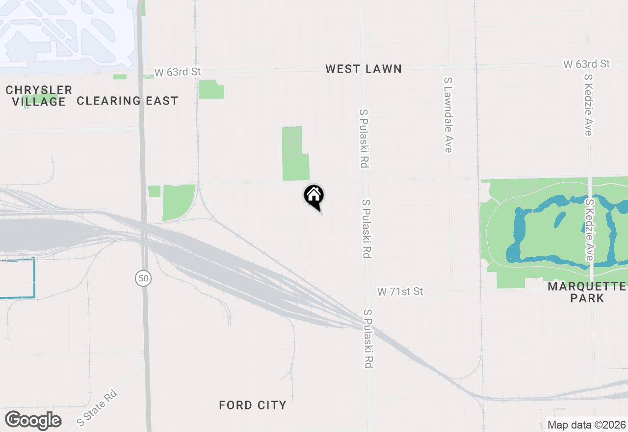 Map of 6813 S Keeler Avenue, Chicago, IL 60629