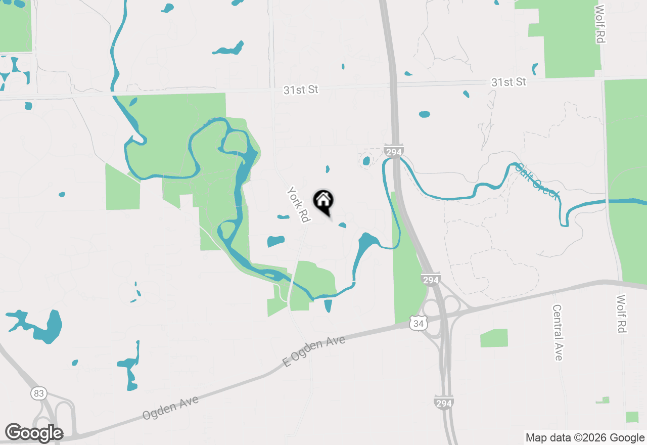 Map of 3 Oak Court, Oak Brook, IL 60523