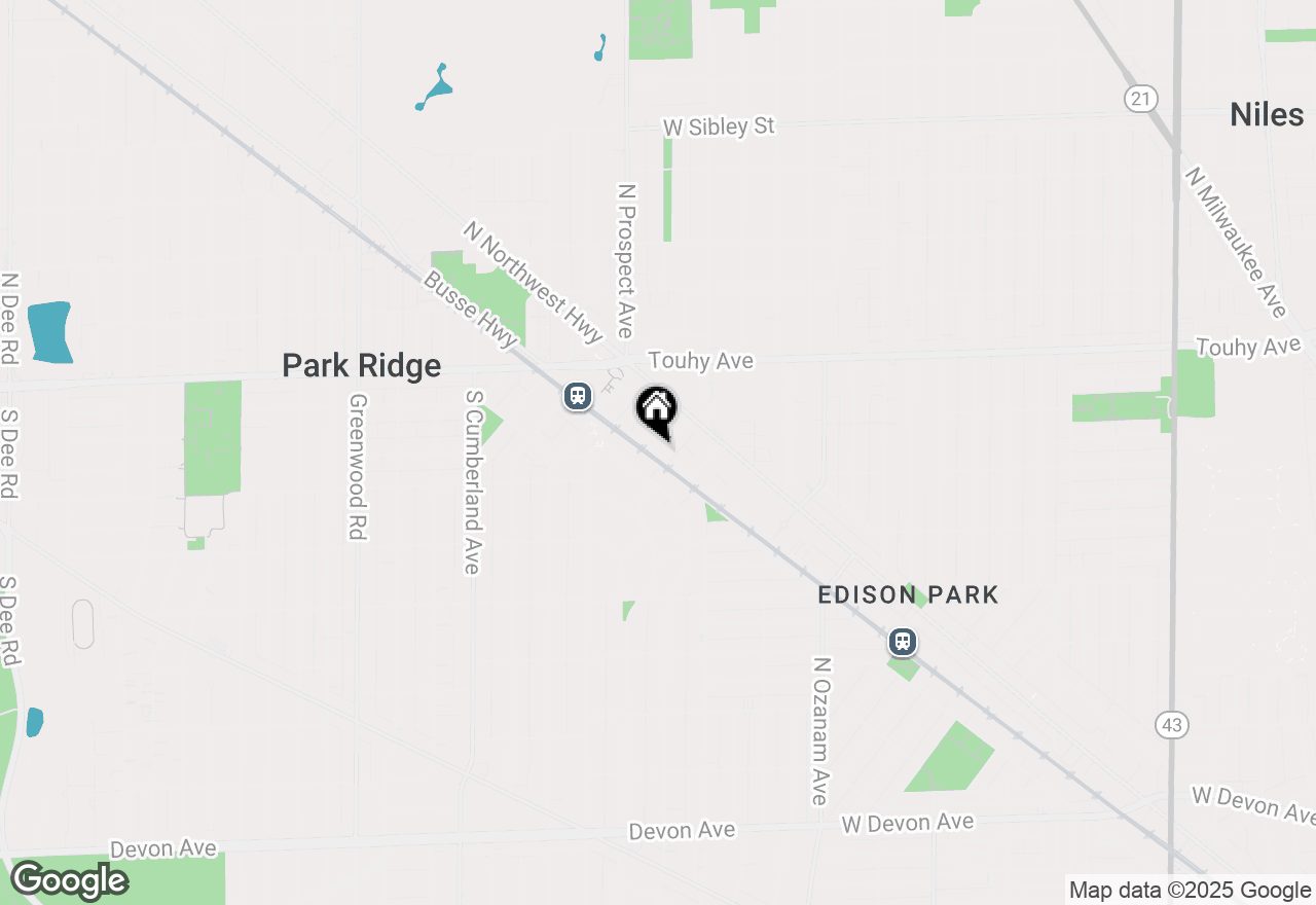 Map of 1220 Beau Ridge Drive #1220, Park Ridge, IL 60068