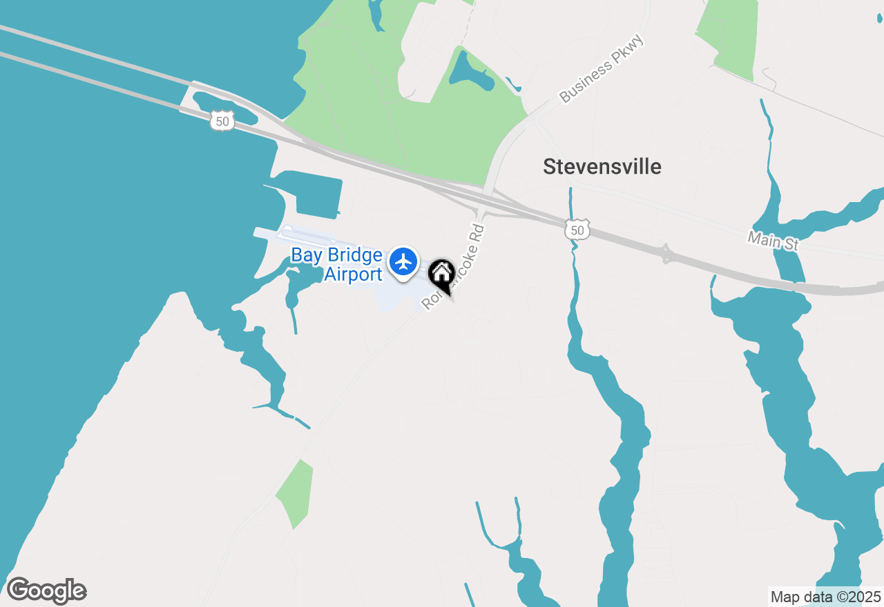 Map of 203 Romancoke Road, Stevensville, MD 21666