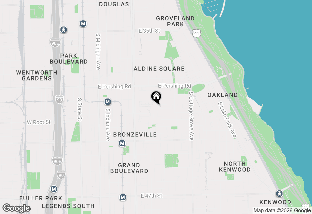 Map of 4009 S Vincennes Avenue, Chicago, IL 60653
