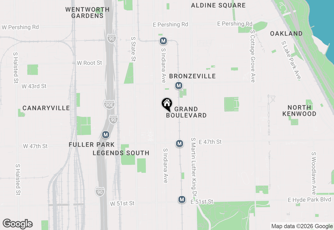 Map of 4505 S Indiana Avenue, Chicago, IL 60653