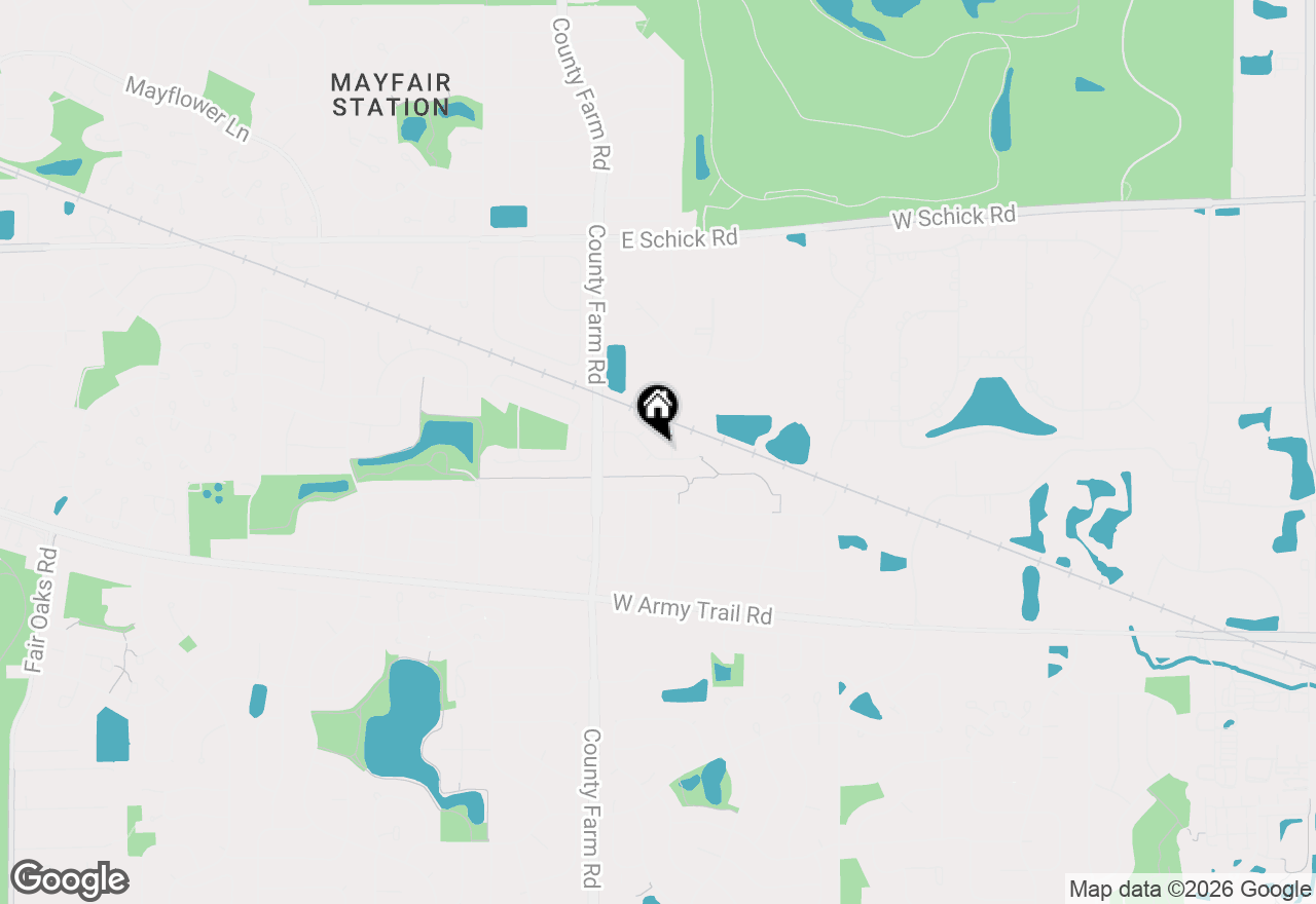 Map of 1700 Wildwood Lane, Hanover Park, IL 60133