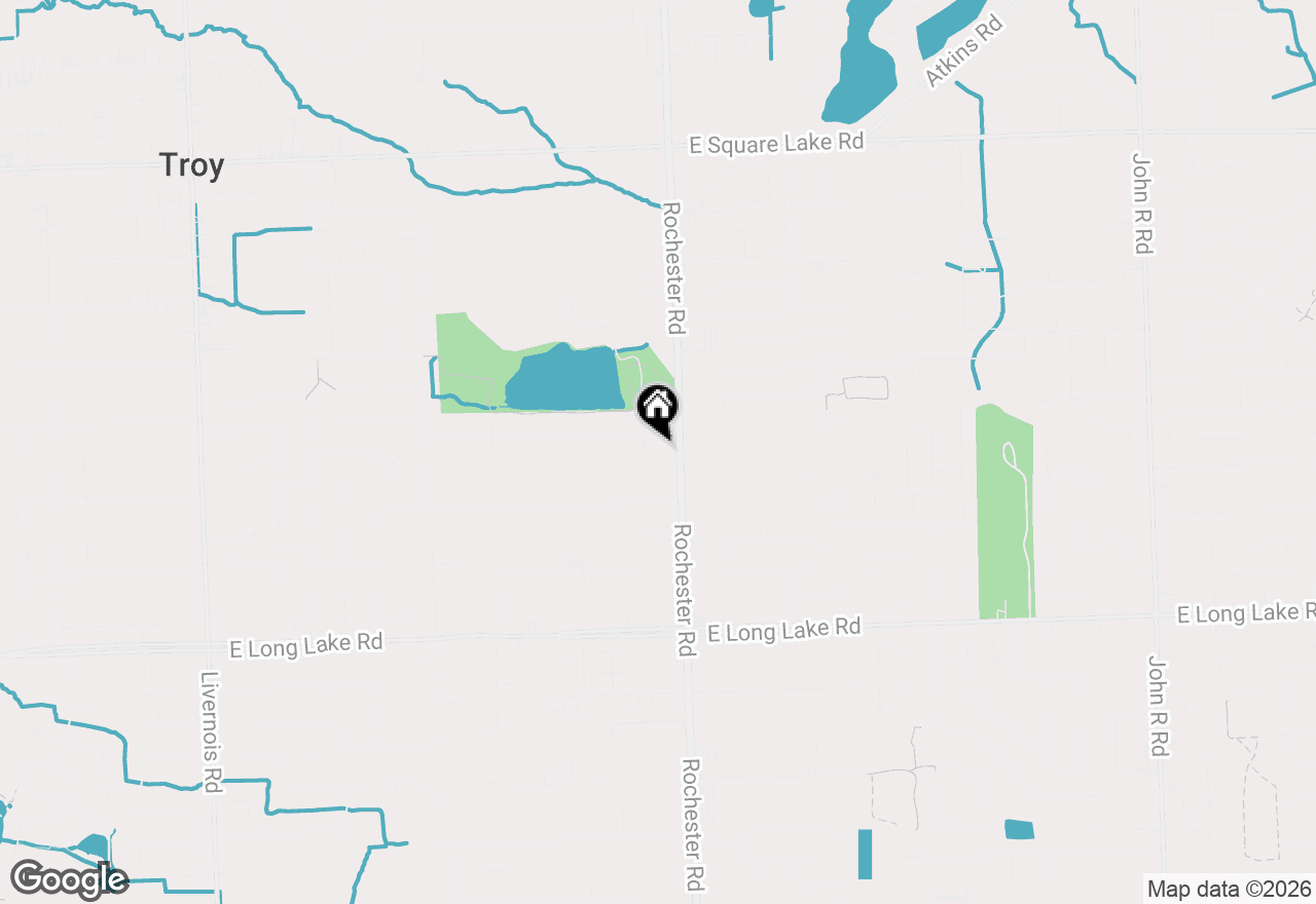 Map of 962 Sylvanwood Drive, Troy, MI 48085