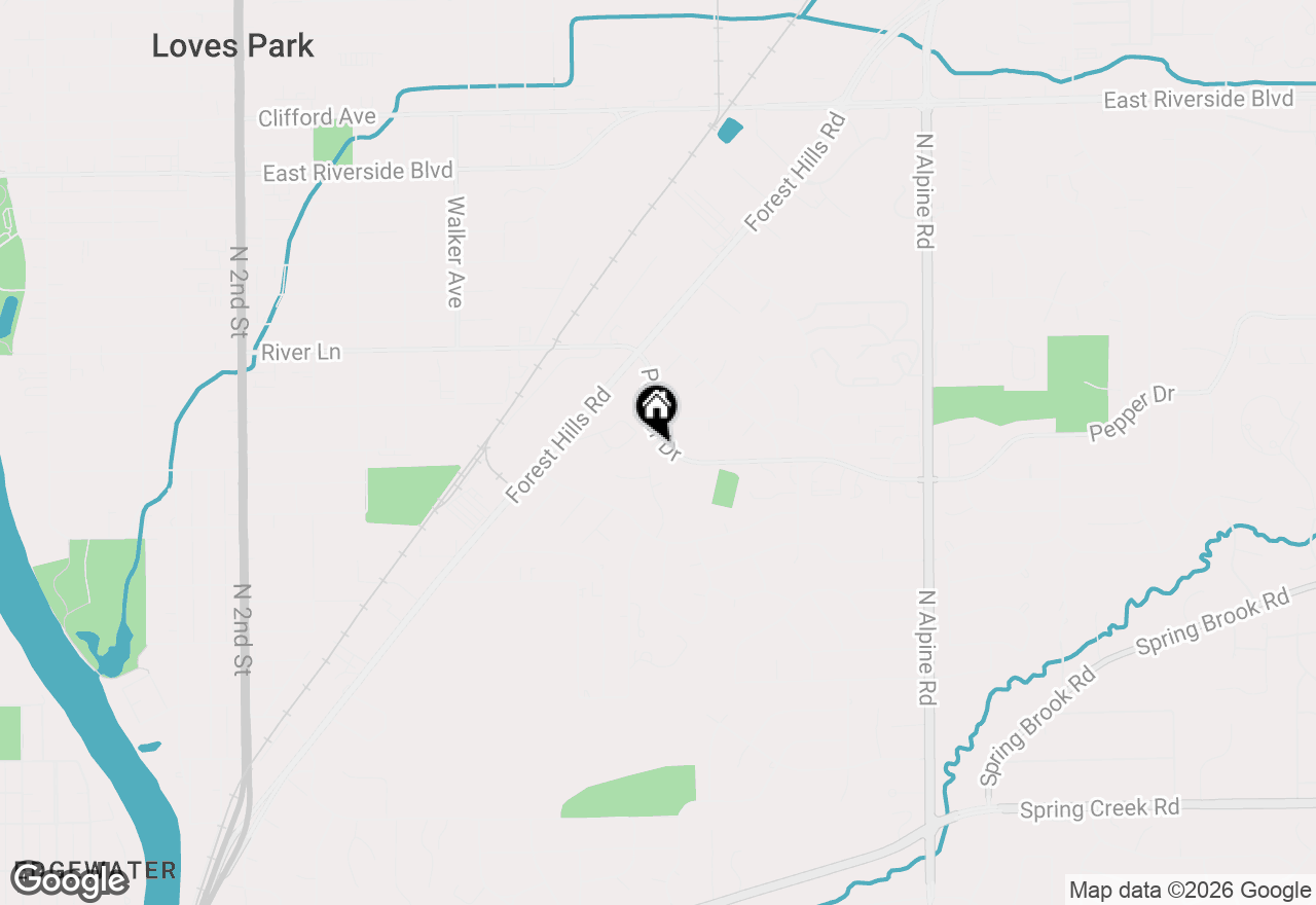 Map of 3913 Pepper Drive, Rockford, IL 61114