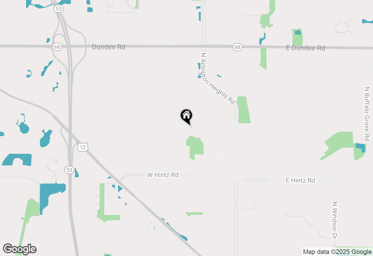 Map of 403 W Hackberry Drive, Arlington Heights, IL 60004