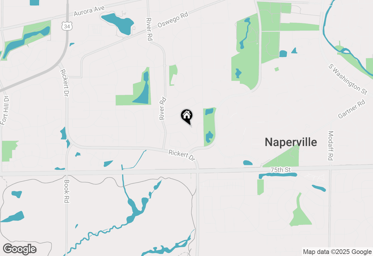 Map of 955 Heathrow Lane, Naperville, IL 60540
