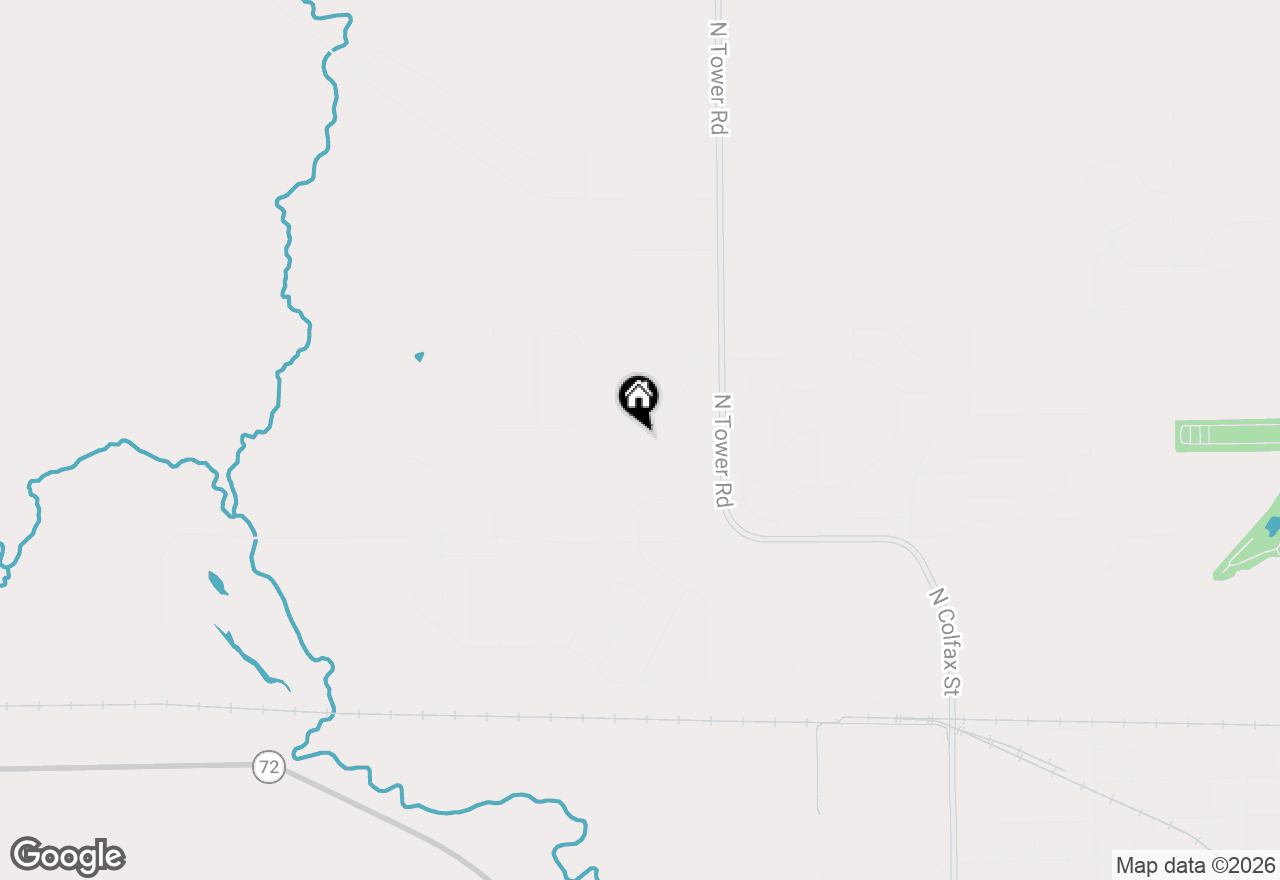Map of 1257 Glacier Drive, Byron, IL 61010