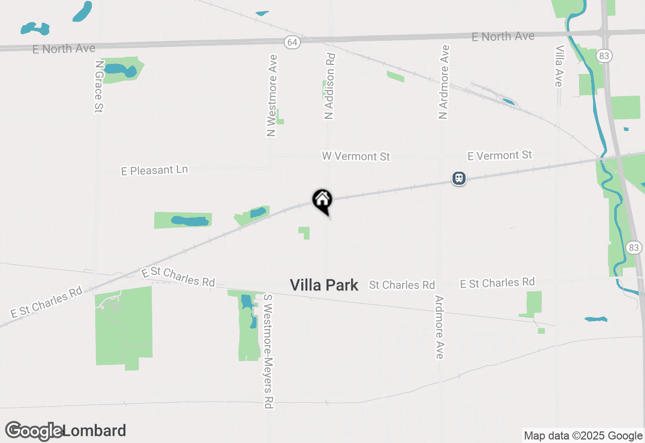 Map of 234 N Addison Road, Villa Park, IL 60181