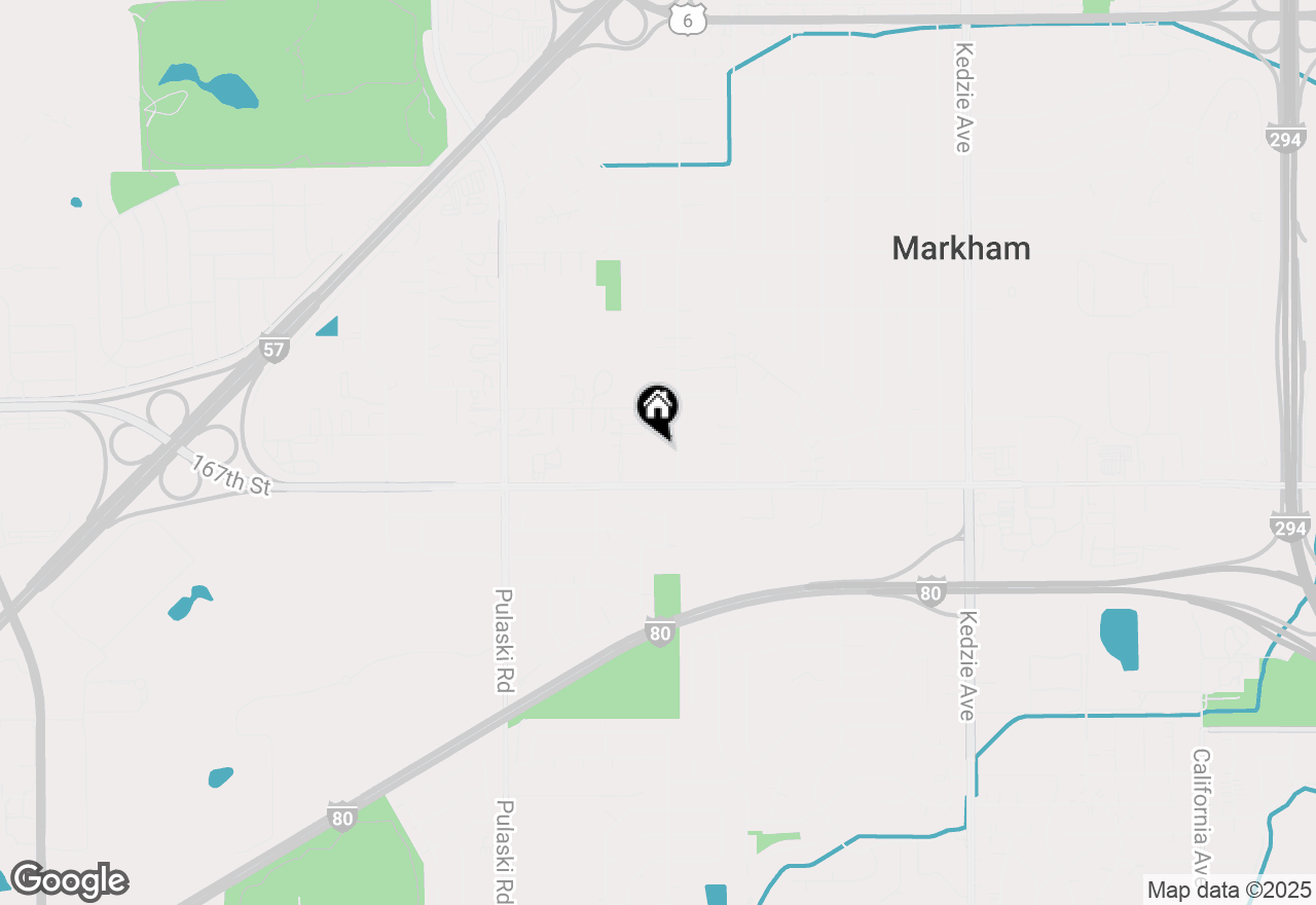 Map of 3710-3714 W 167th Street, Markham, IL 60428
