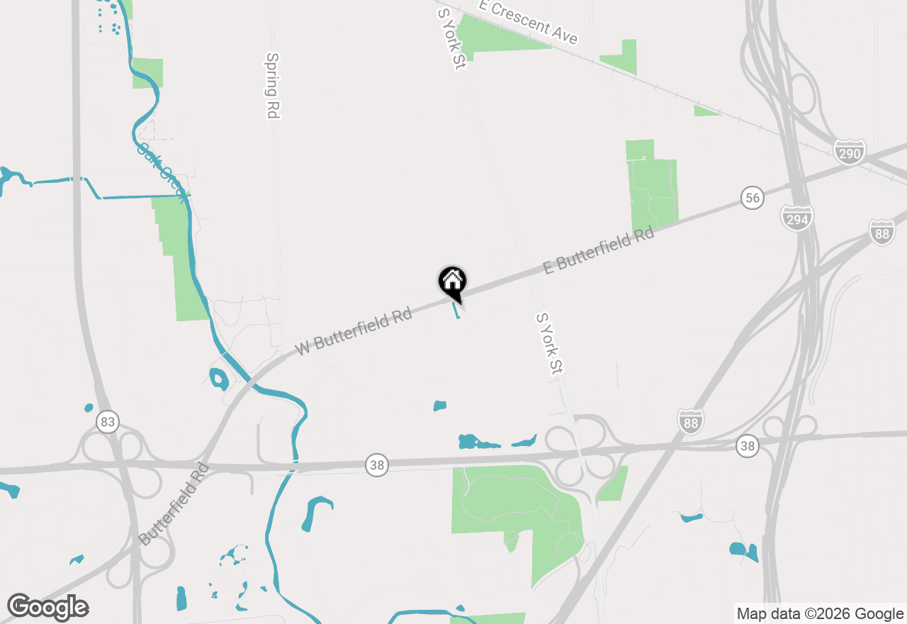 Map of 1003 S Euclid Avenue #1, Elmhurst, IL 60126
