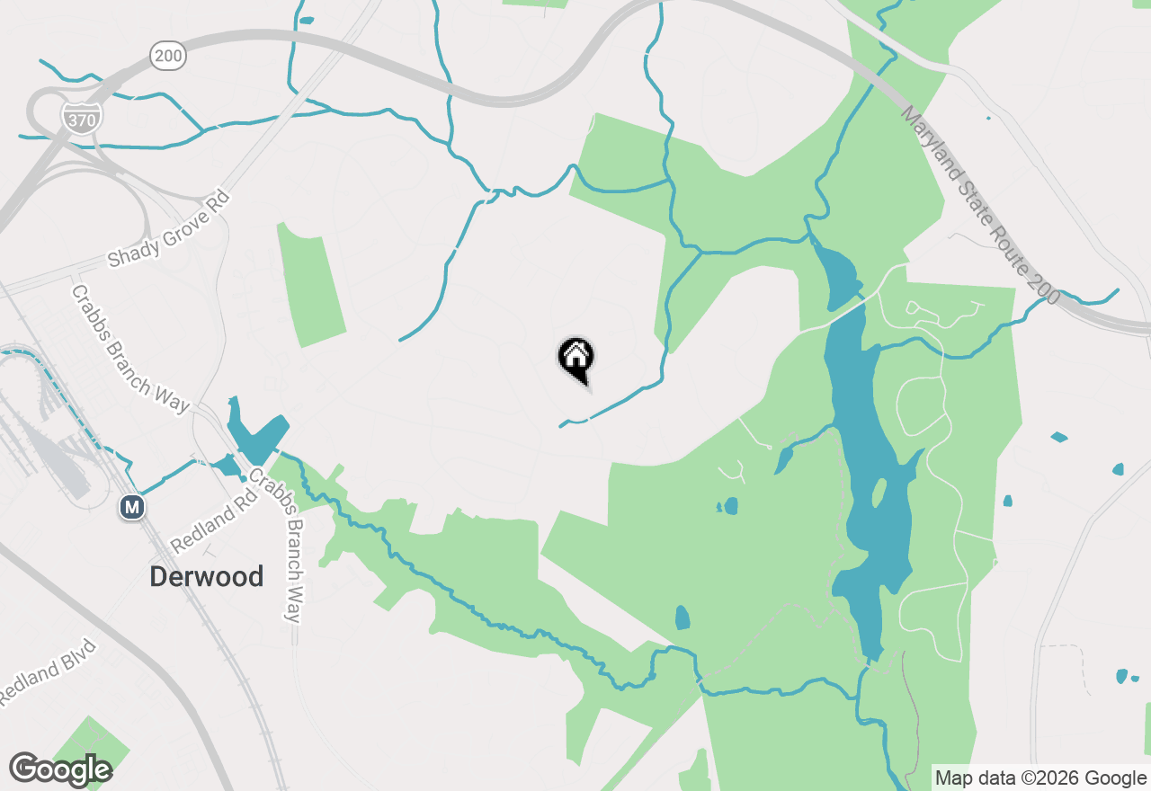 Map of 16405 Keats Terrace, Rockville, MD 20855