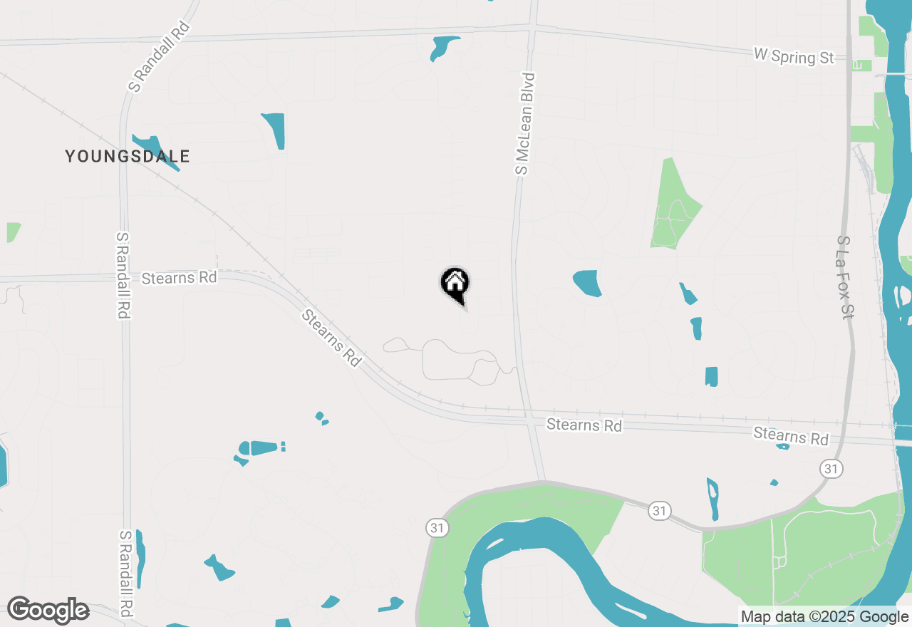 Map of 516 Endicott Road, South Elgin, IL 60177