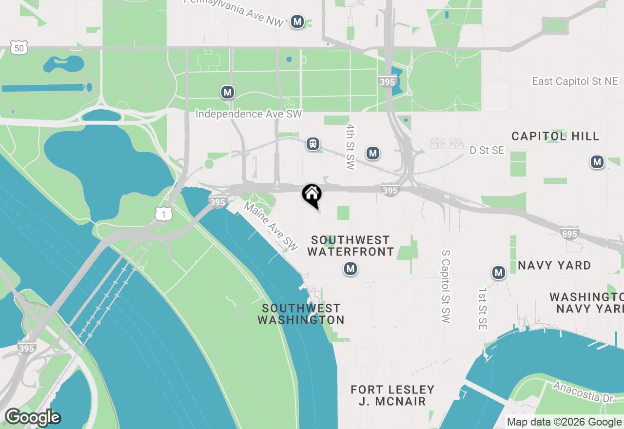 Map of 700 7th Street Sw #430, Washington, DC 20024