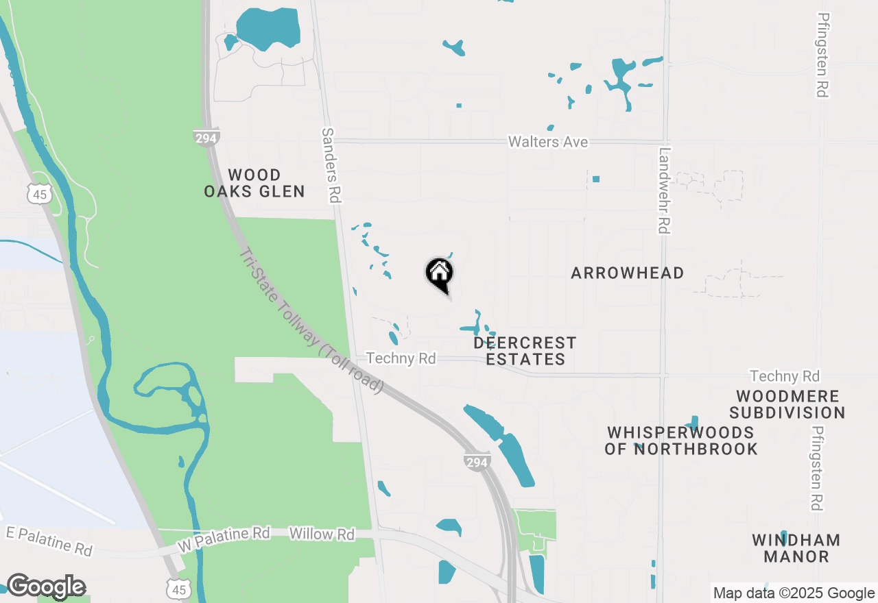 Map of 3810 Mission Hills Road #306, Northbrook, IL 60062