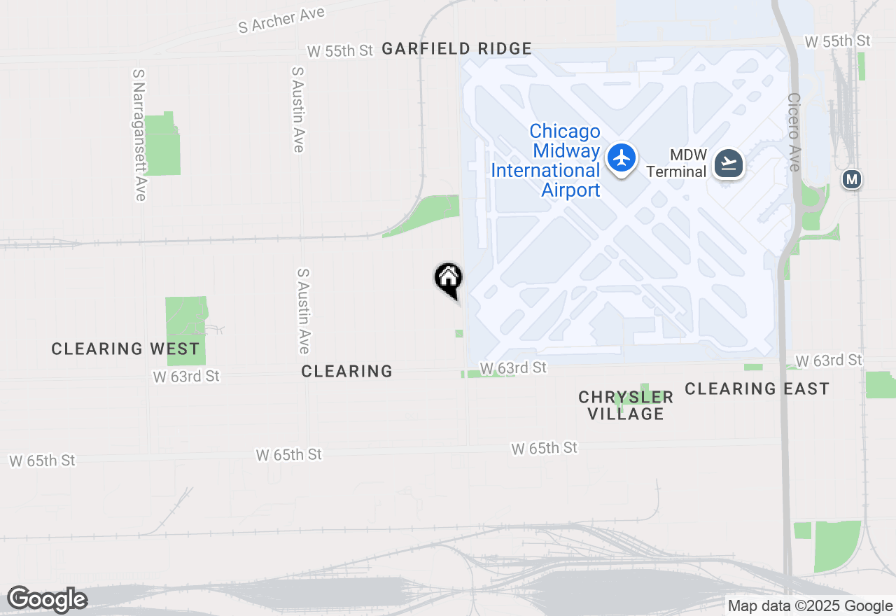 Map of 6129 S Parkside Avenue, Chicago, IL 60638