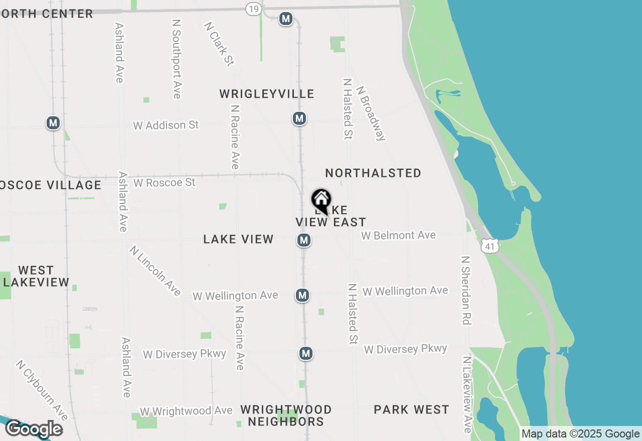 Map of 3242 N Clark Street #2, Chicago, IL 60657