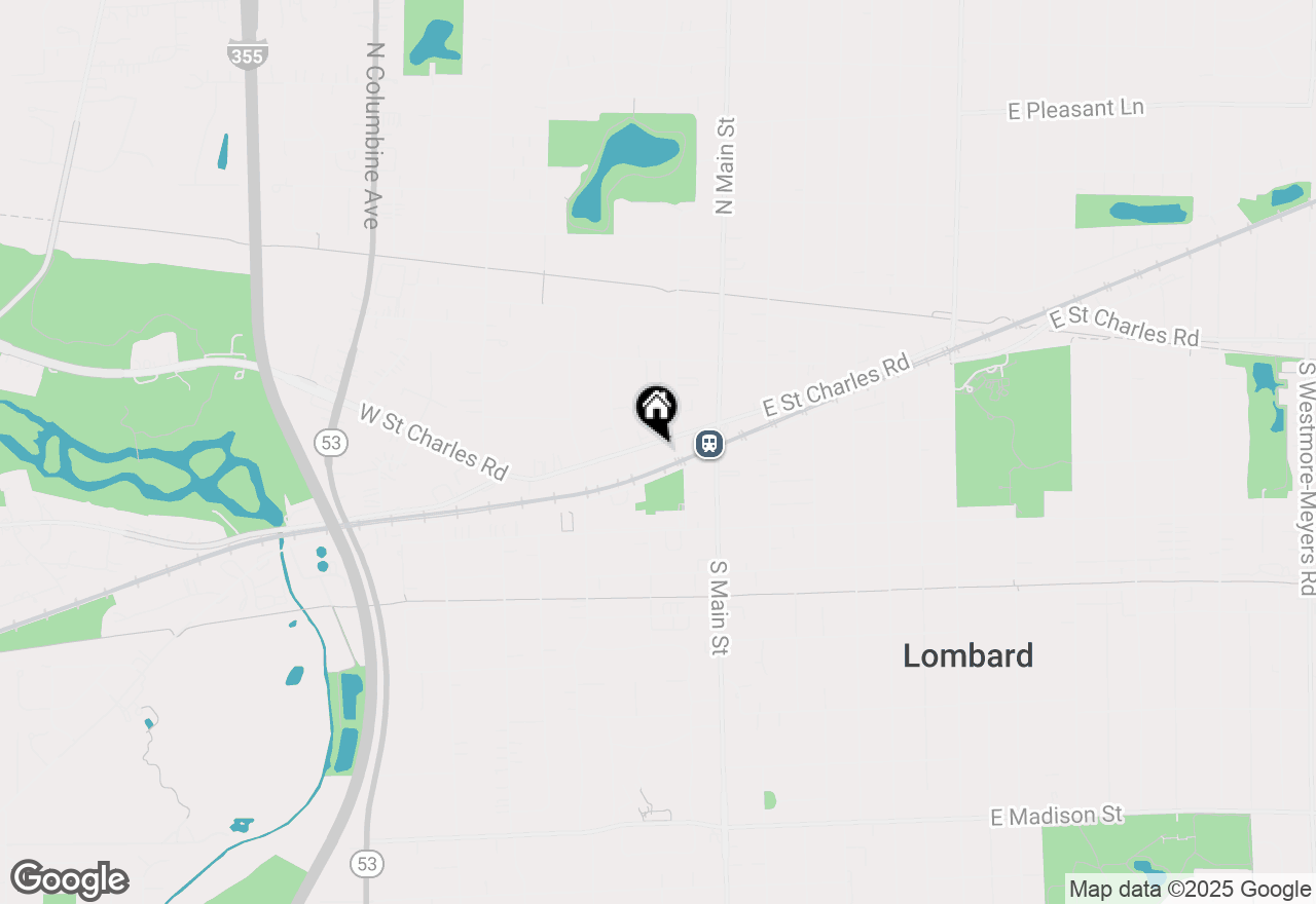 Map of 123 W Saint Charles Road #200, Lombard, IL 60148
