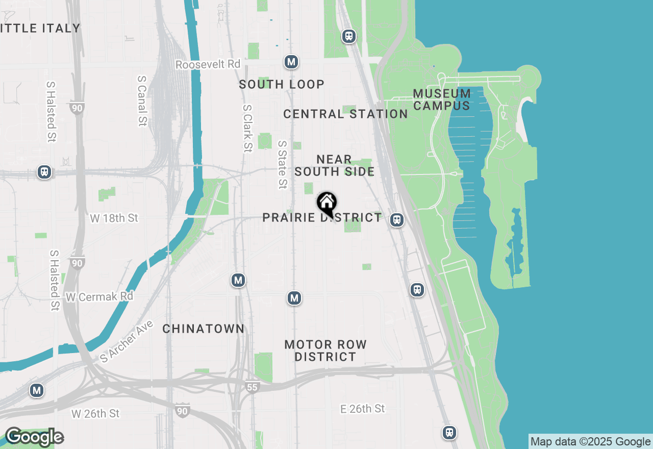 Map of 1819 S Michigan Avenue #601, Chicago, IL 60616