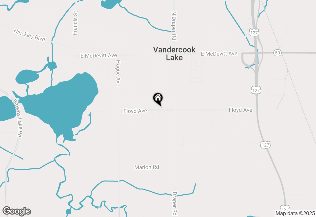 Map of 815 Vera Cruz Street, Jackson, MI 49203