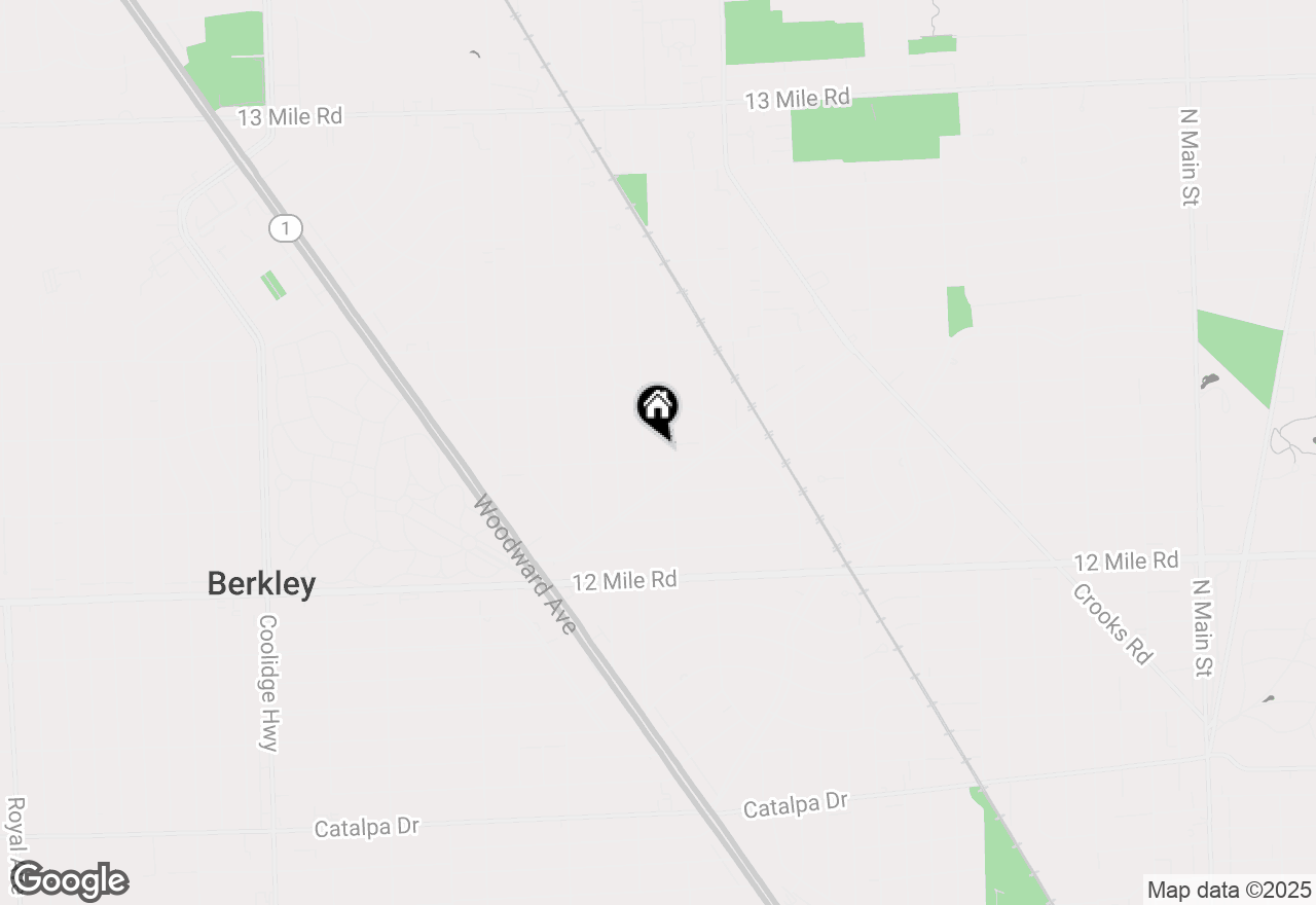 Map of 1912 Lloyd Avenue, Royal Oak, MI 48073