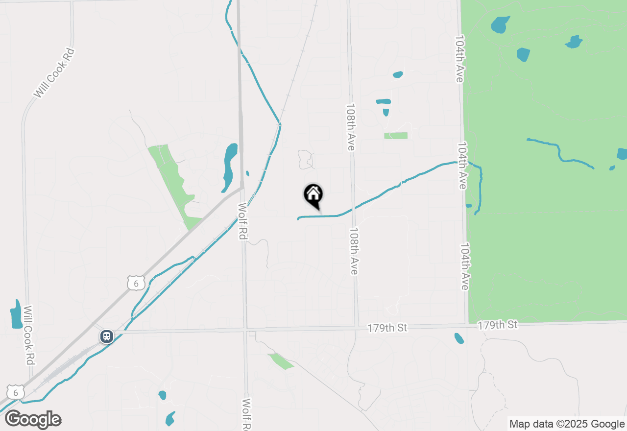 Map of 17035 Clover Drive, Orland Park, IL 60467