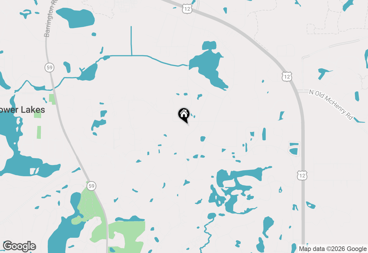 Map of 61 Timberlake Road, Barrington, IL 60010