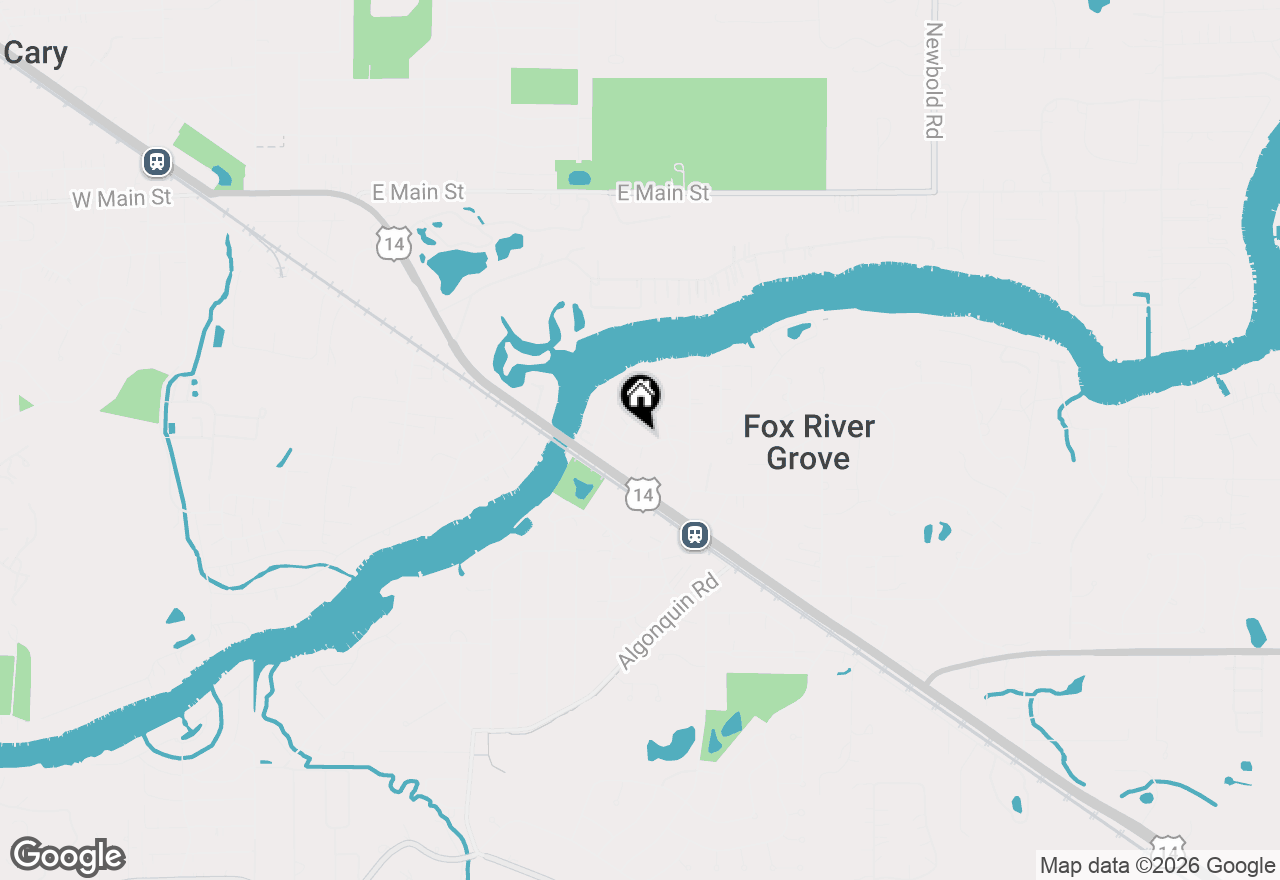 Map of 106 Crescent Road, Fox River Grove, IL 60021