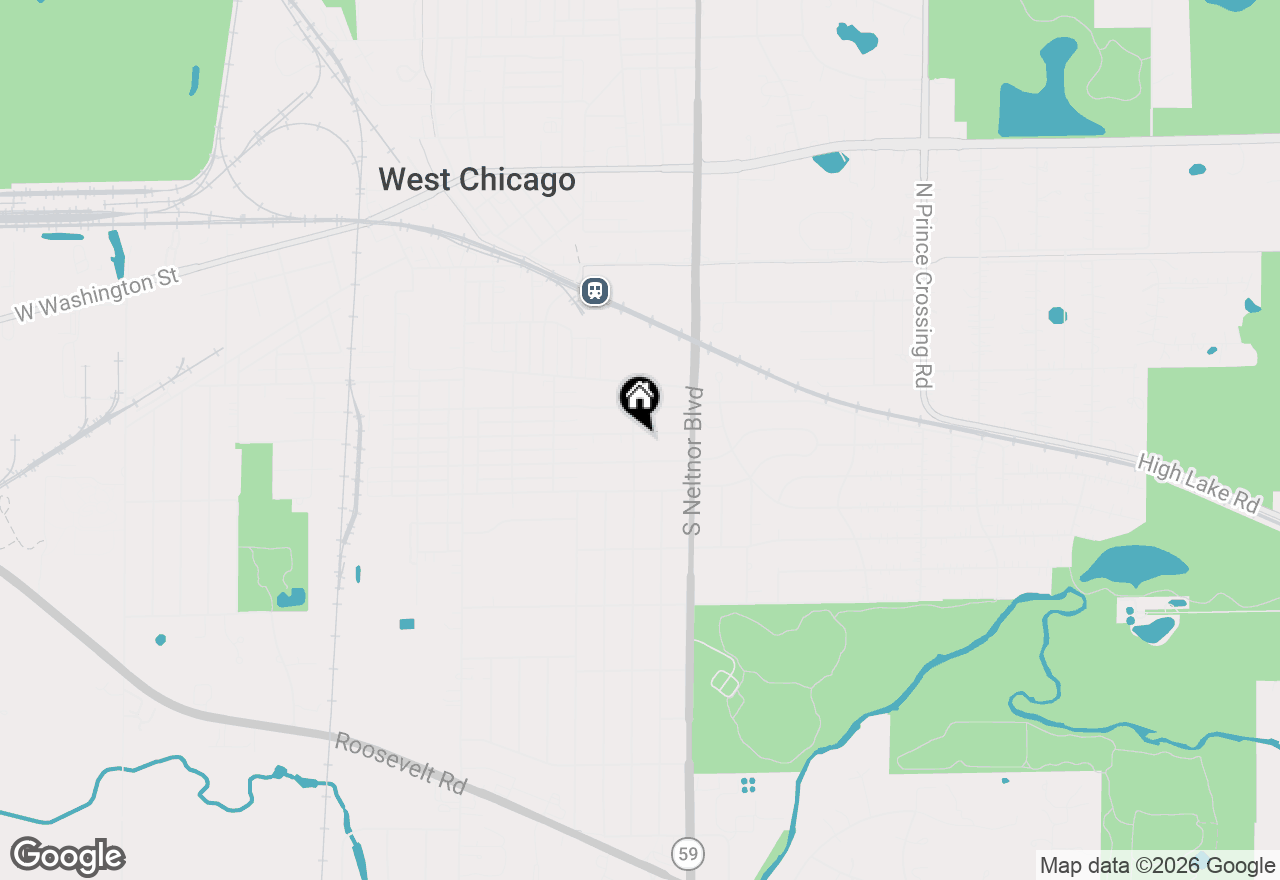Map of 500 E Stimmel Street, West Chicago, IL 60185